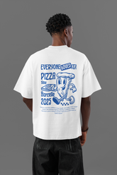 Better with pizza funny foodie - Oversized T-shirt